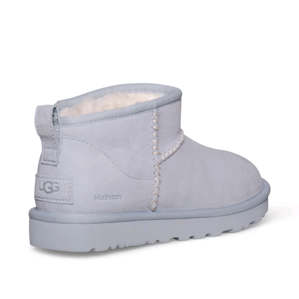 NIB UGG X MADHAPPY ULTRA MINI SNOW SUEDE CLASSIC WOMEN'S BOOTS SIZE US 8/UK 6‎ - Picture 3 of 8